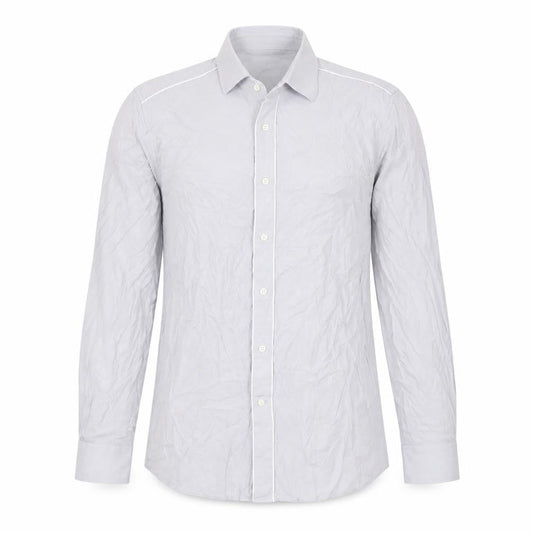 Womens UK Size M Reiss Grey Basic Button-Up