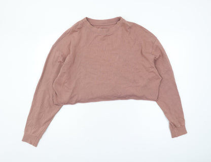 STR Women's Pink Pullover Sweatshirt M