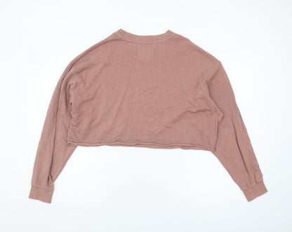 STR Women's Pink Pullover Sweatshirt M