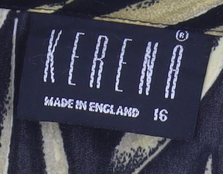 Kerena Women's Multicoloured Animal Print Dress 16