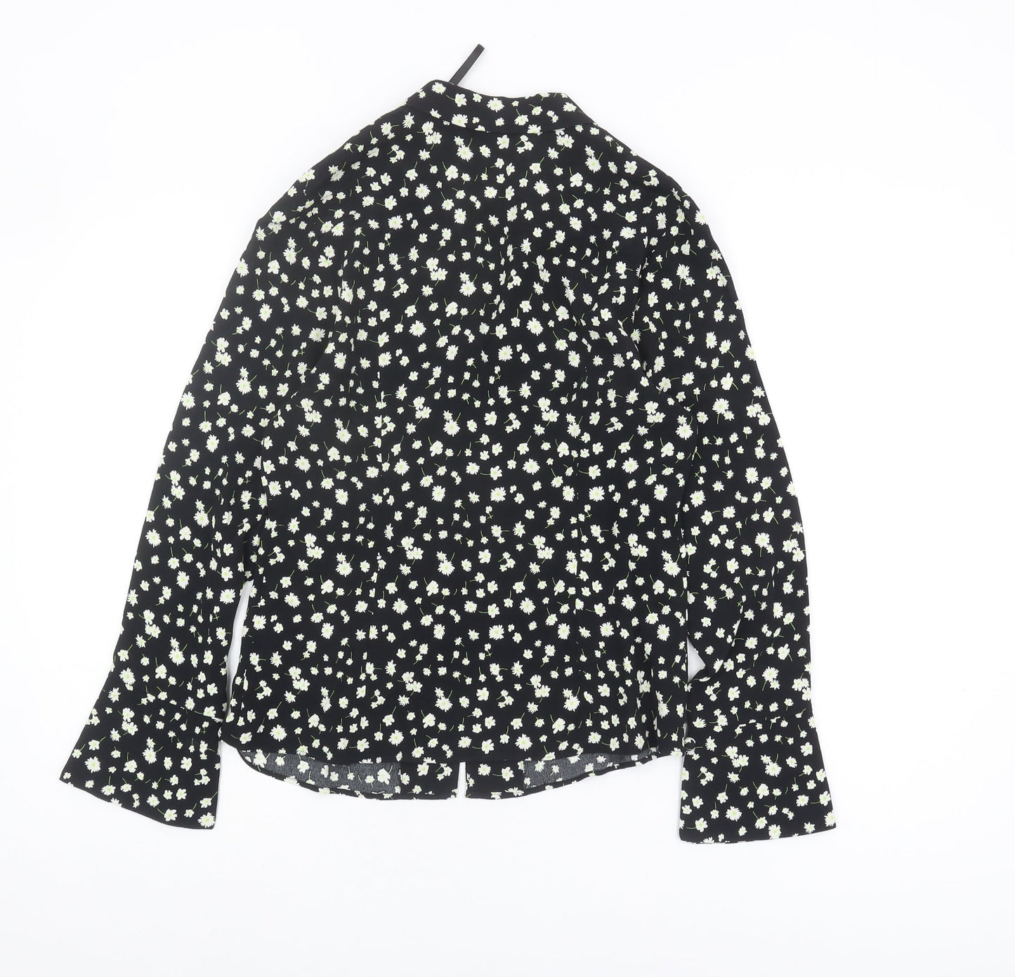 Womens UK Size 8 Marks and Spencer Black Basic Blouse