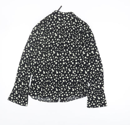 Womens UK Size 8 Marks and Spencer Black Basic Blouse