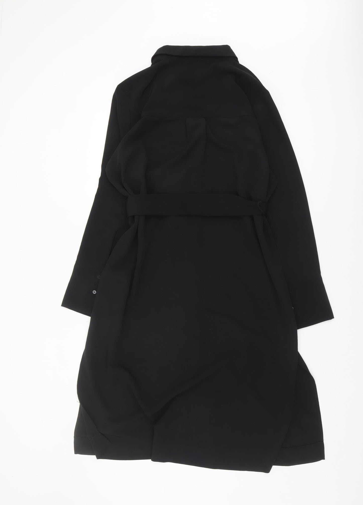 Monki Women's Black Shirt Dress M - Casual Elegance