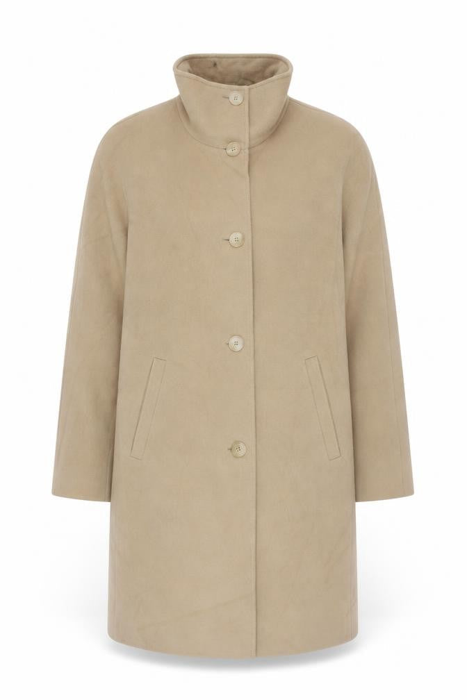 Womens UK Size 16 Marks and Spencer Beige Overcoat
