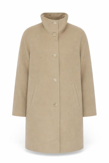 Womens UK Size 16 Marks and Spencer Beige Overcoat