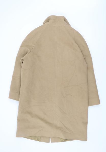 Womens UK Size 16 Marks and Spencer Beige Overcoat