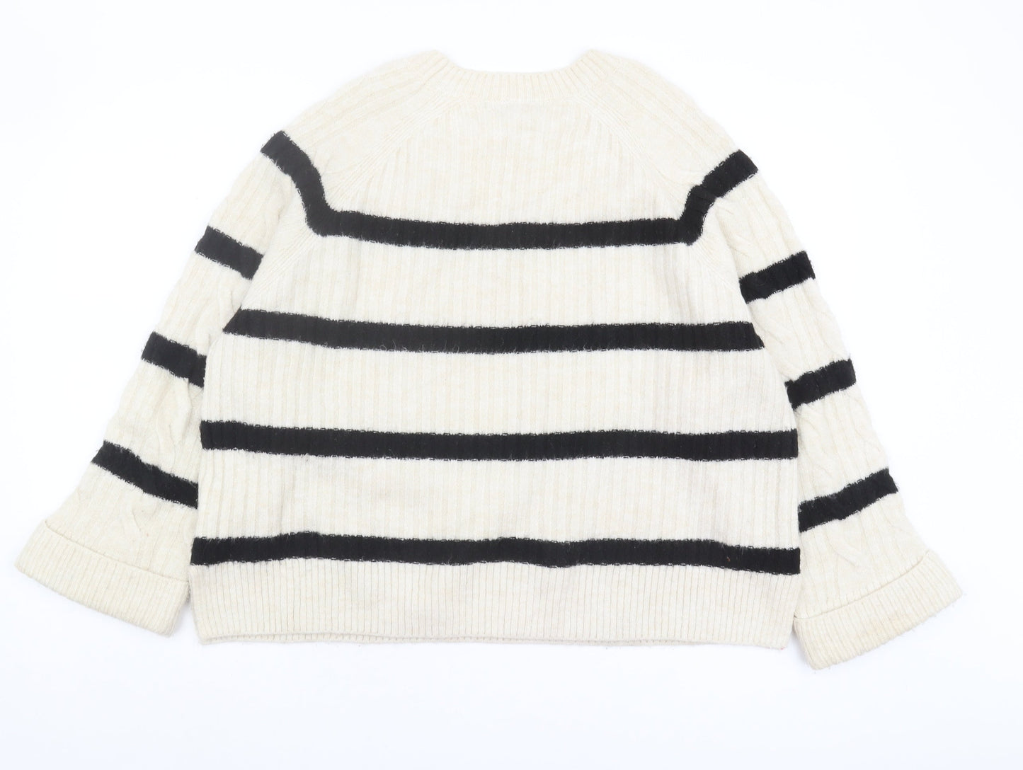 Womens UK Size L NEXT Ivory Pullover Jumper