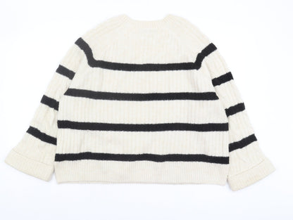 Womens UK Size L NEXT Ivory Pullover Jumper