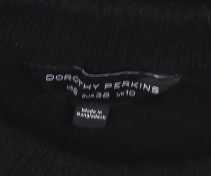 Womens UK Size 10 Dorothy Perkins Black Pullover Jumper