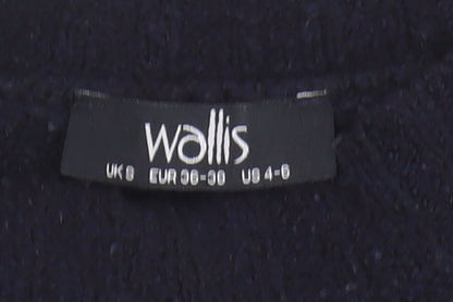 Womens UK Size 8 Wallis Black Pullover Jumper