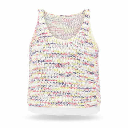 Womens UK Size M Bershka Multicoloured Basic Tank