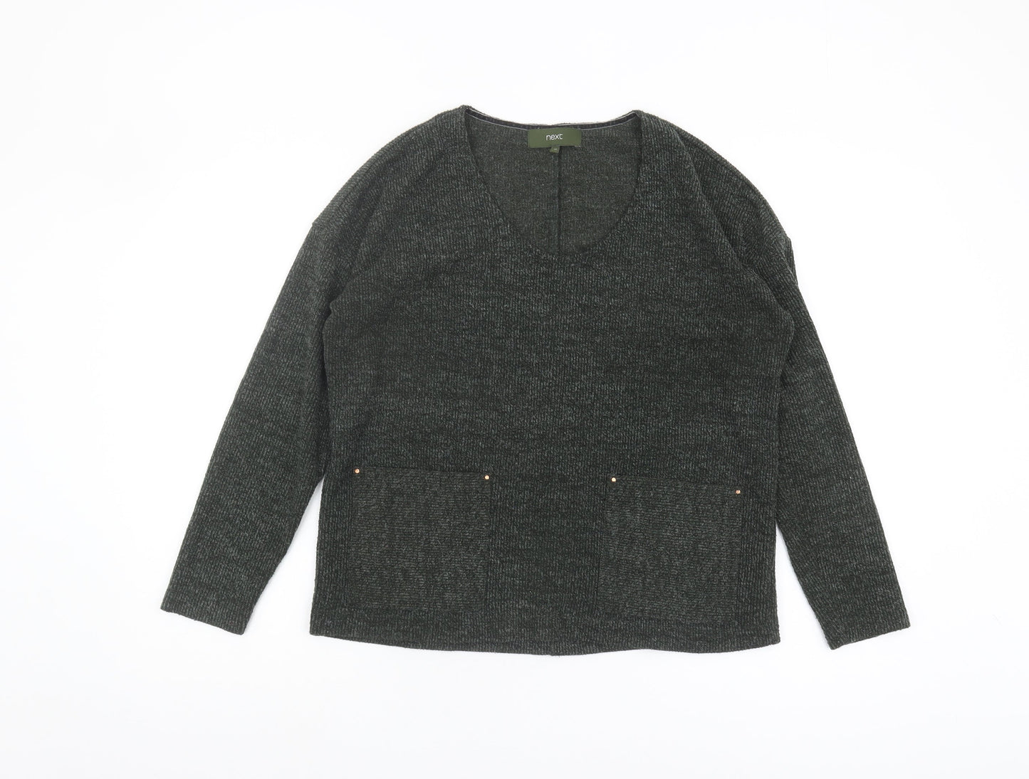 Womens UK Size 12 NEXT Black Pullover Jumper