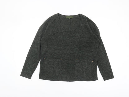 Womens UK Size 12 NEXT Black Pullover Jumper