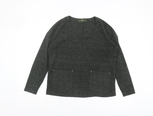 Womens UK Size 12 NEXT Black Pullover Jumper