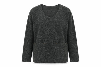 Womens UK Size 12 NEXT Black Pullover Jumper