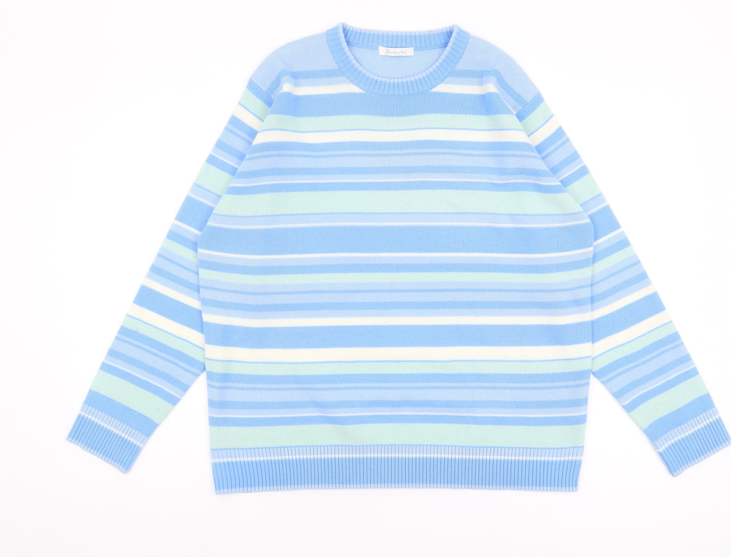 Womens UK Size 18-20 Berkertex Blue Pullover Jumper