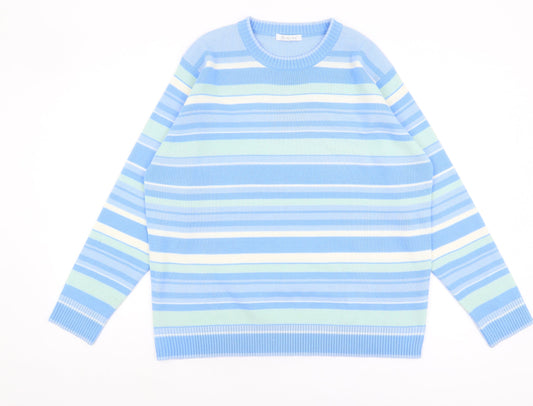 Womens UK Size 18-20 Berkertex Blue Pullover Jumper