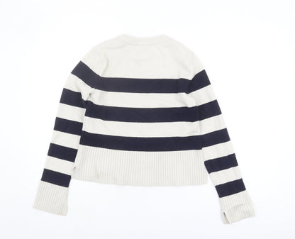 Womens UK Size M Zara Multicoloured Pullover Jumper