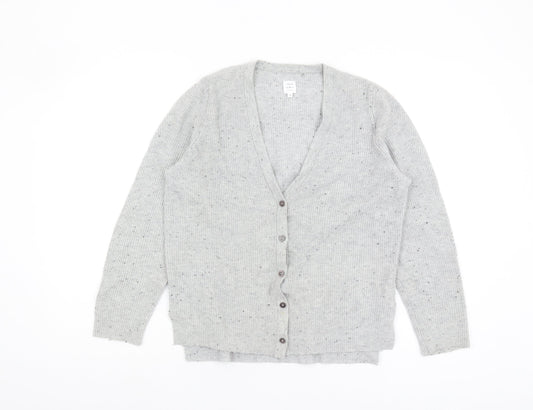 Womens UK Size 12 John Lewis Grey Cardigan Jumper