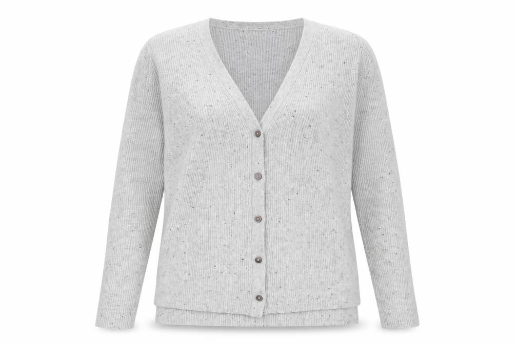 Womens UK Size 12 John Lewis Grey Cardigan Jumper