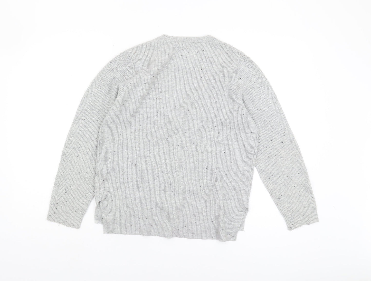 Womens UK Size 12 John Lewis Grey Cardigan Jumper