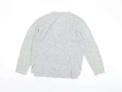 Womens UK Size 12 John Lewis Grey Cardigan Jumper