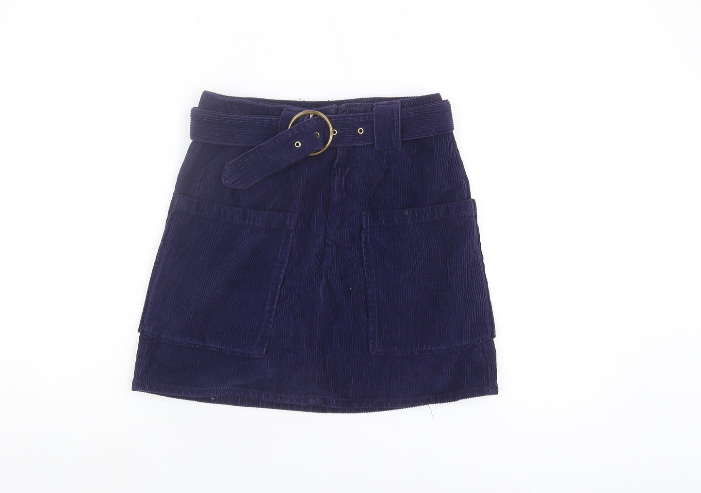 Womens UK Size 6 River Island Mini Corduroy Skirt