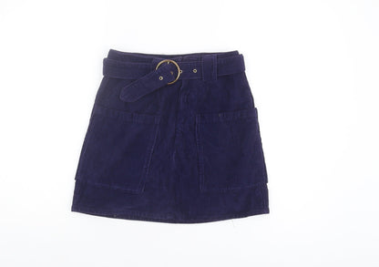 Womens UK Size 6 River Island Mini Corduroy Skirt