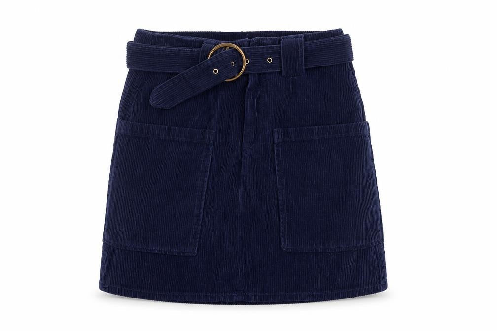 Womens UK Size 6 River Island Mini Corduroy Skirt