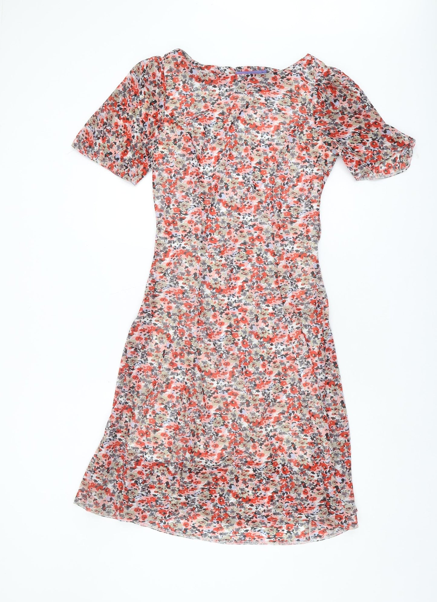 Autonomy Women's Floral Print Dress Size 10 Multicoloured