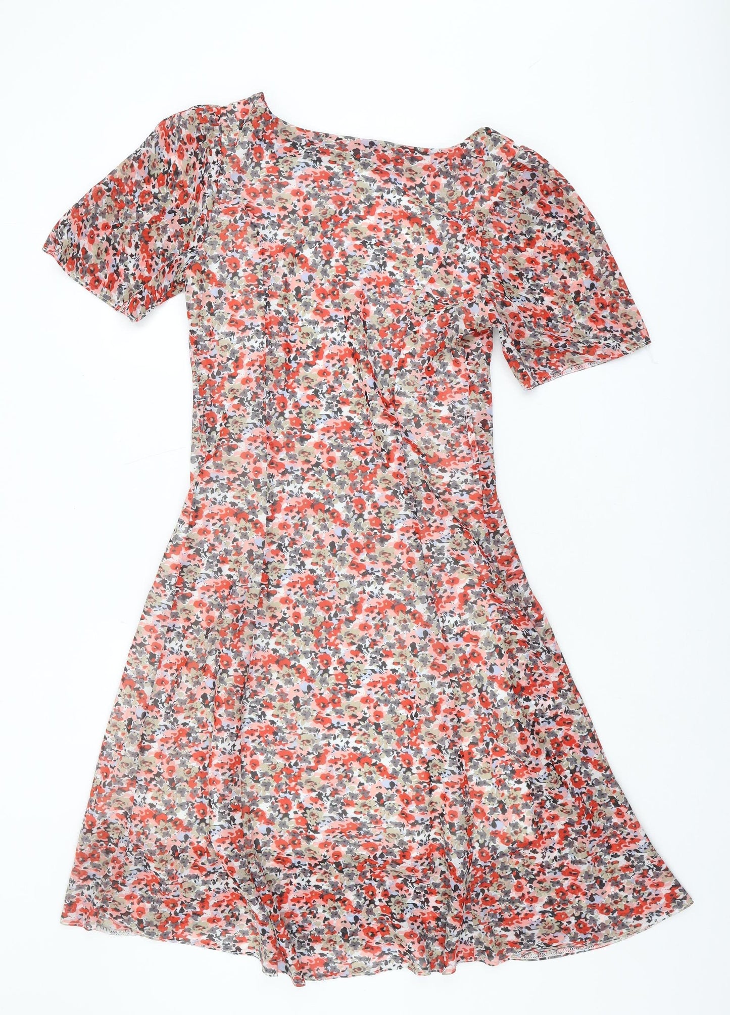 Autonomy Women's Floral Print Dress Size 10 Multicoloured