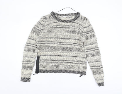 TRULY Women's Multicoloured Chunky Knit Pullover XL