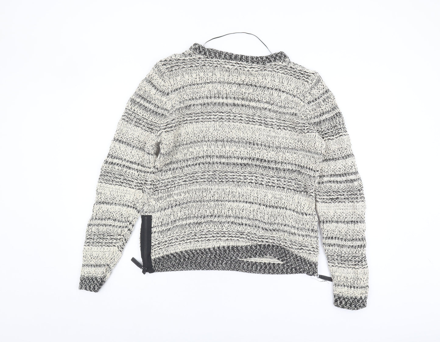 TRULY Women's Multicoloured Chunky Knit Pullover XL