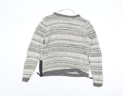 TRULY Women's Multicoloured Chunky Knit Pullover XL