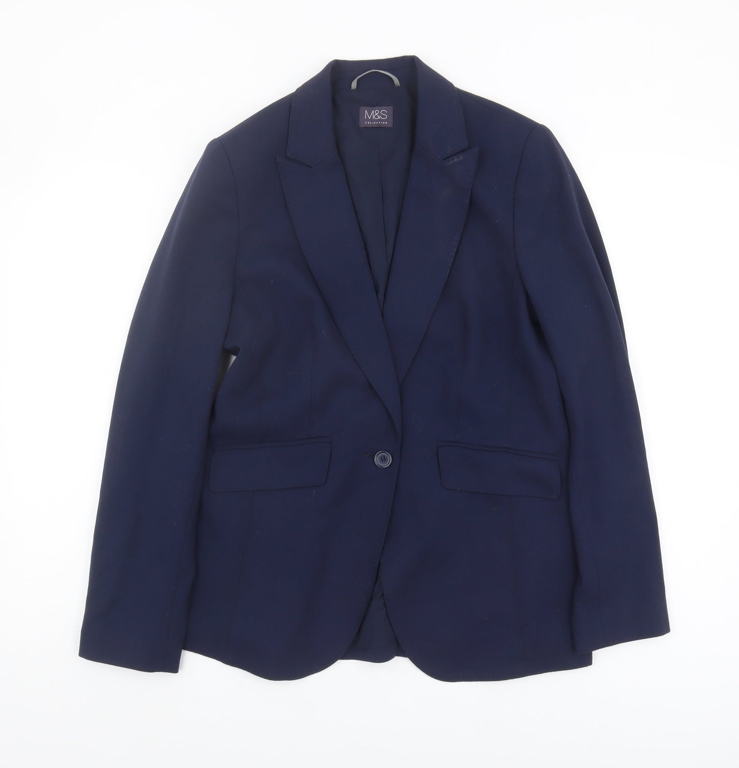 Marks and Spencer Women's Blue Blazer Size 12
