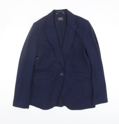 Marks and Spencer Women's Blue Blazer Size 12