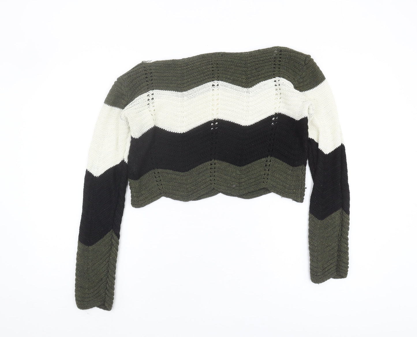 Womens UK Size S Quiz Multicoloured Pullover Jumper