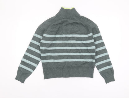 Womens UK Size S NEXT Grey Henley Jumper