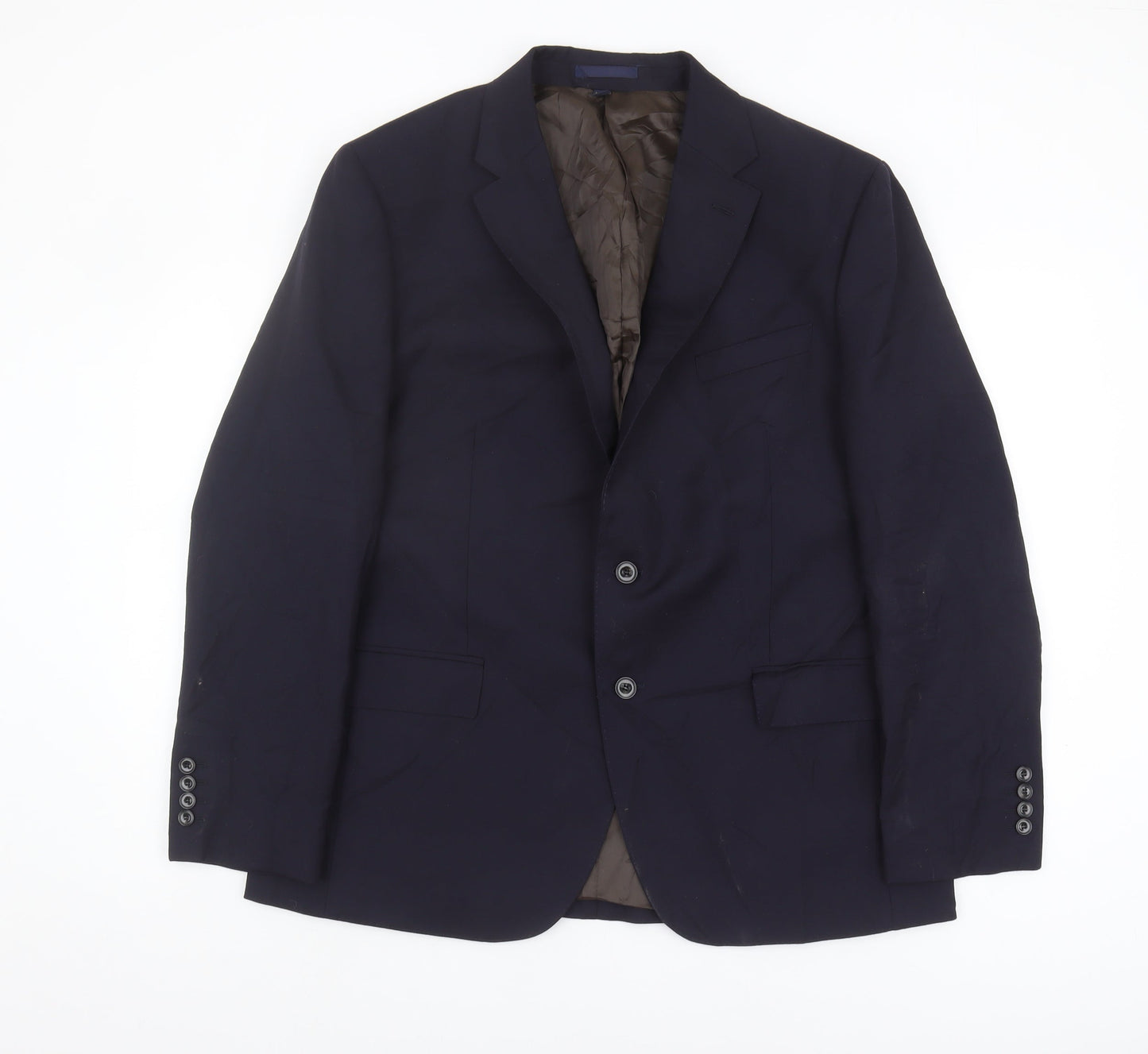 Mens UK Size 44 Marks and Spencer Regular Blue Suit Jacket