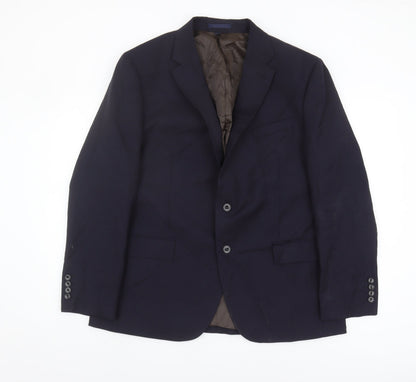 Mens UK Size 44 Marks and Spencer Regular Blue Suit Jacket