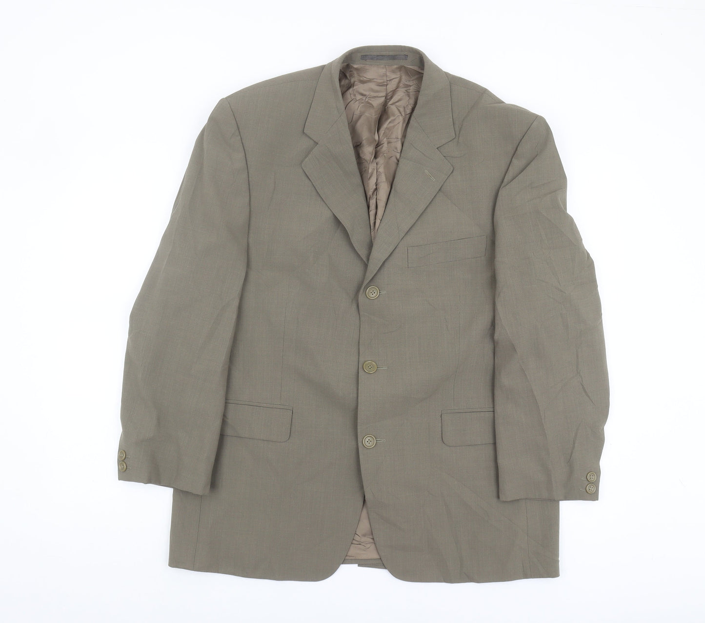 Mens UK Size 42 Burton Regular Brown Suit Jacket