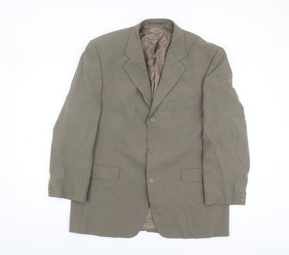 Mens UK Size 42 Burton Regular Brown Suit Jacket