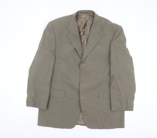 Mens UK Size 42 Burton Regular Brown Suit Jacket