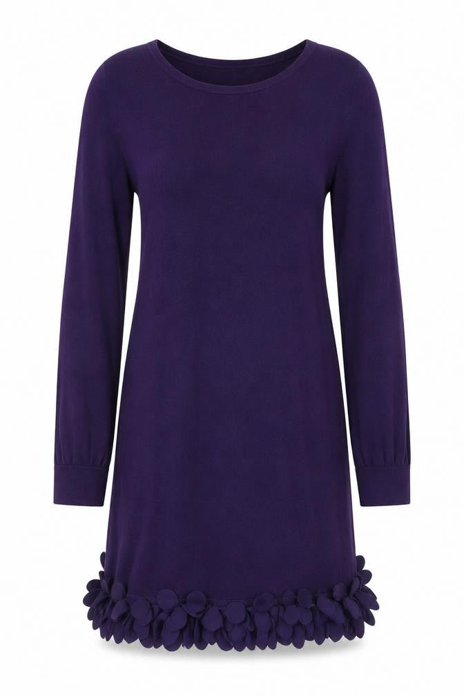 Oasis Women's Purple Shift Dress Size 8