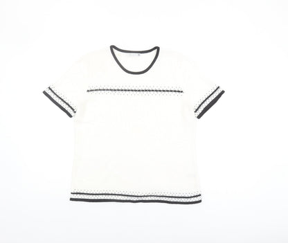 Womens UK Size 14 Berketex Ivory Pullover Jumper