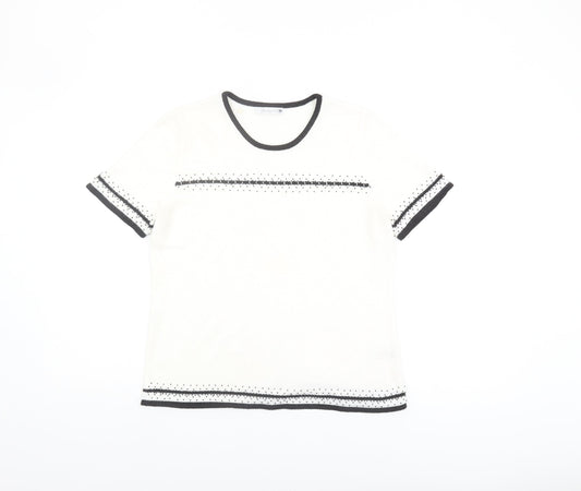 Womens UK Size 14 Berketex Ivory Pullover Jumper