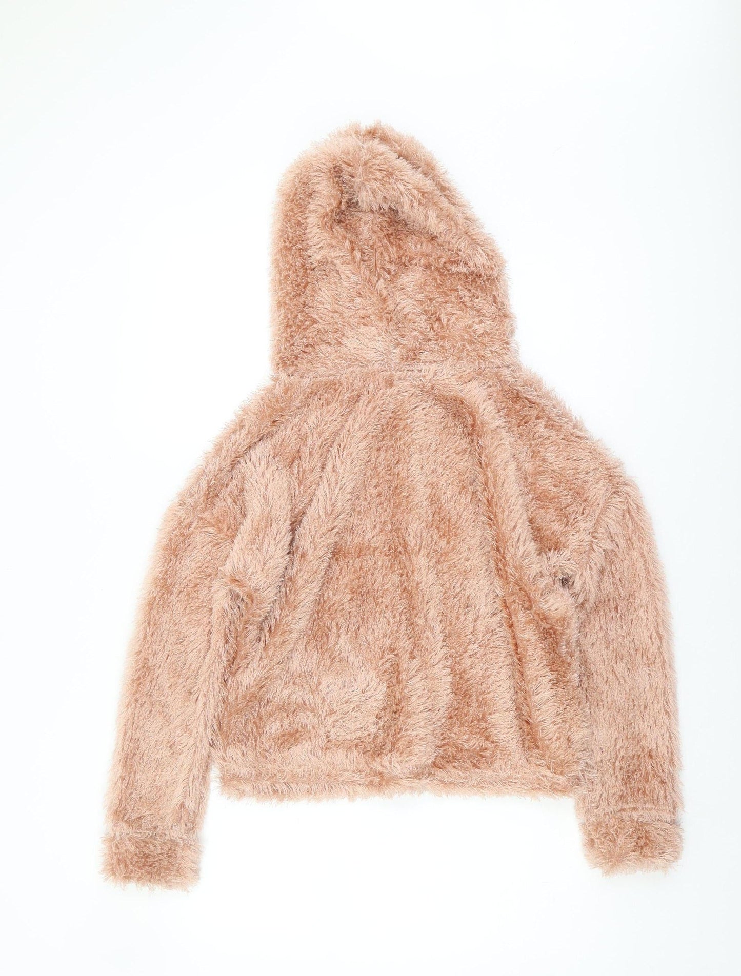 New Look Women’s Beige Fleece Pullover Hoodie S