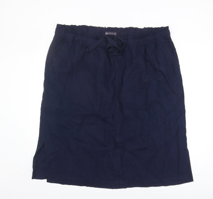 Marks and Spencer Women’s Blue Knee Length Skirt