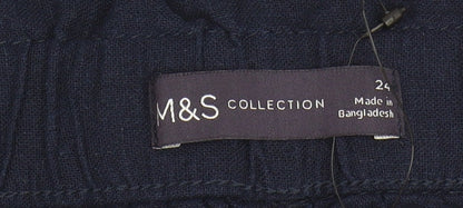 Marks and Spencer Women’s Blue Knee Length Skirt