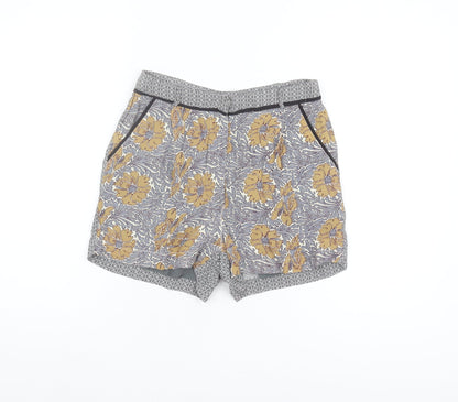 Topshop Women's Multicoloured Floral Shorts Size 8